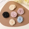 Korean Organza small flower sweet and whitening mesh rose diy side corsages for shoes, hats and clothing flower accessories Application Scenario